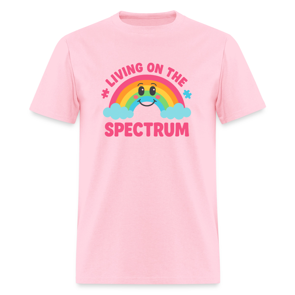 Living On Spectrum Unisex Play Tee - pink