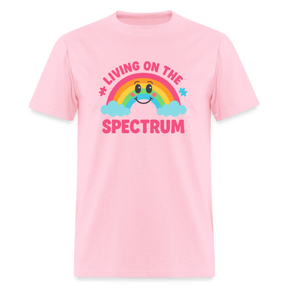 Living On Spectrum Unisex Play Tee - pink