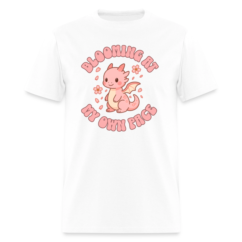 Blooming Dragon Unisex Play Tee (Colors) - white