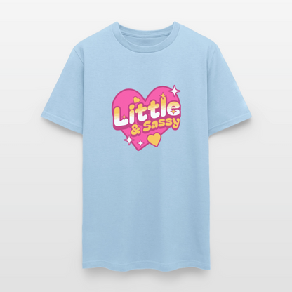 Little & Sassy Unisex Play Tee (Colors) - powder blue