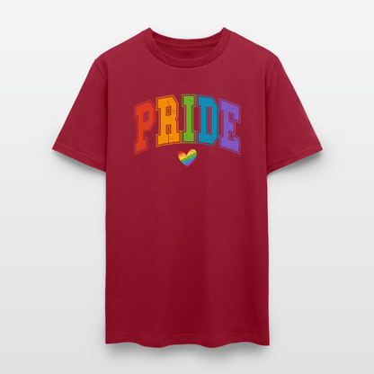 Pride Varsity Unisex Play Tee (Colors) - dark red