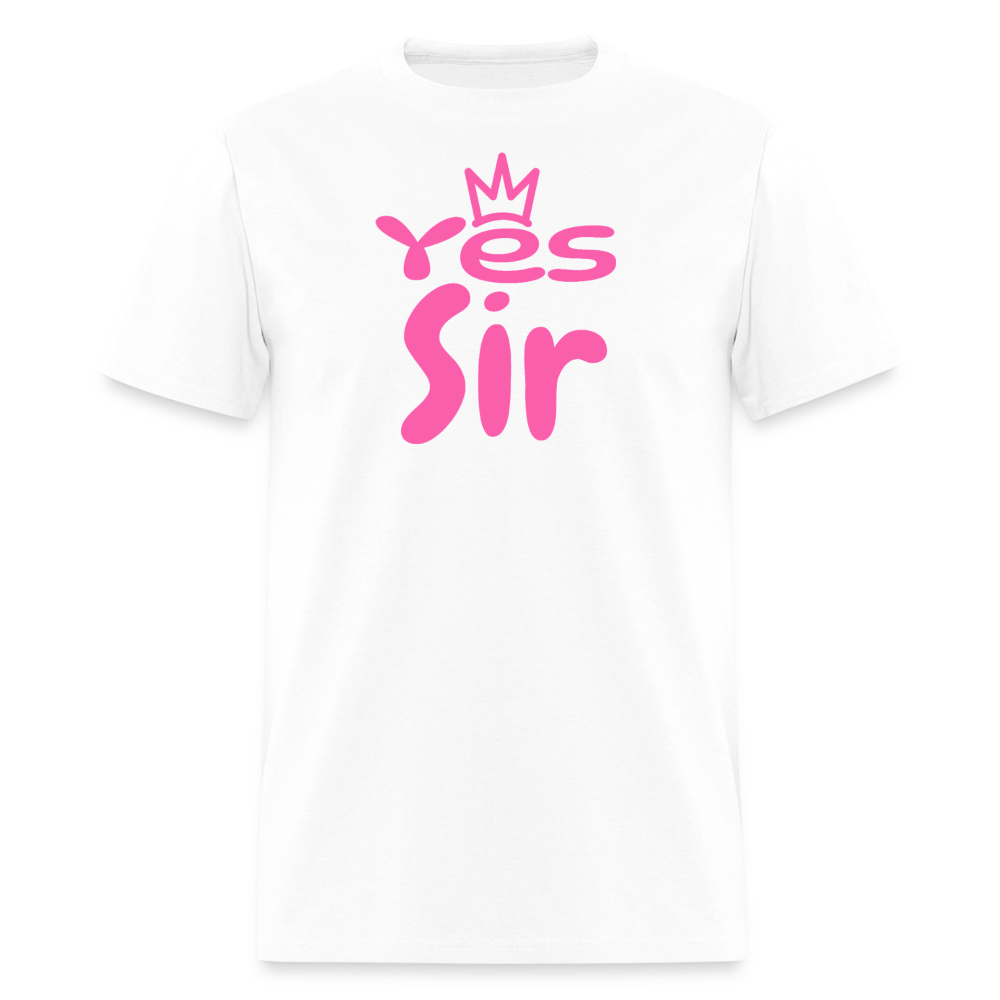 Yes Sir Unisex Play Tee (Colors) - white