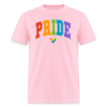 Pride Varsity Unisex Play Tee (Colors) - pink