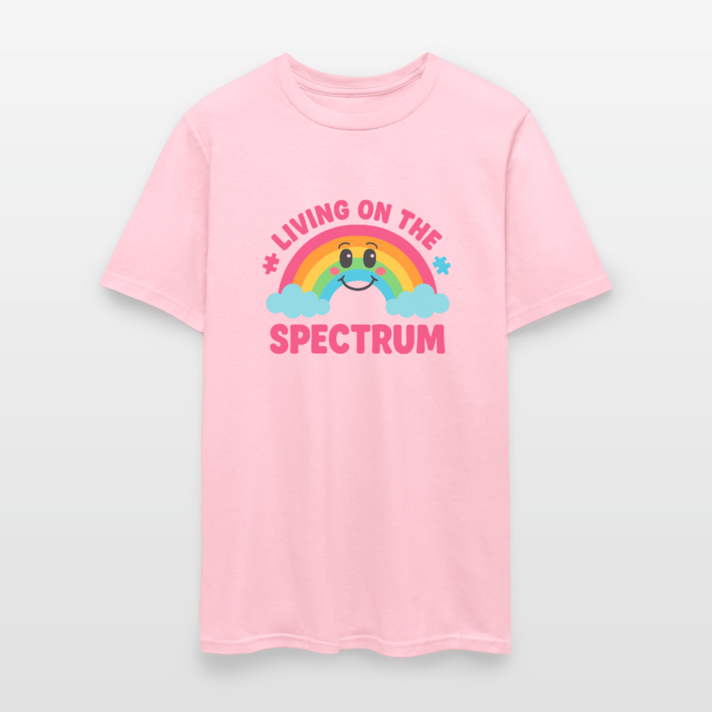 Living On Spectrum Unisex Play Tee - pink