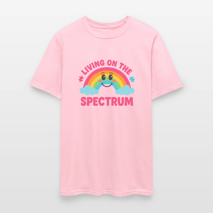 Living On Spectrum Unisex Play Tee - pink