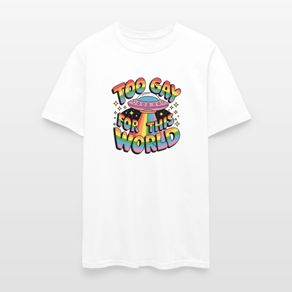 Too Gay Unisex Play Tee (Colors) - white
