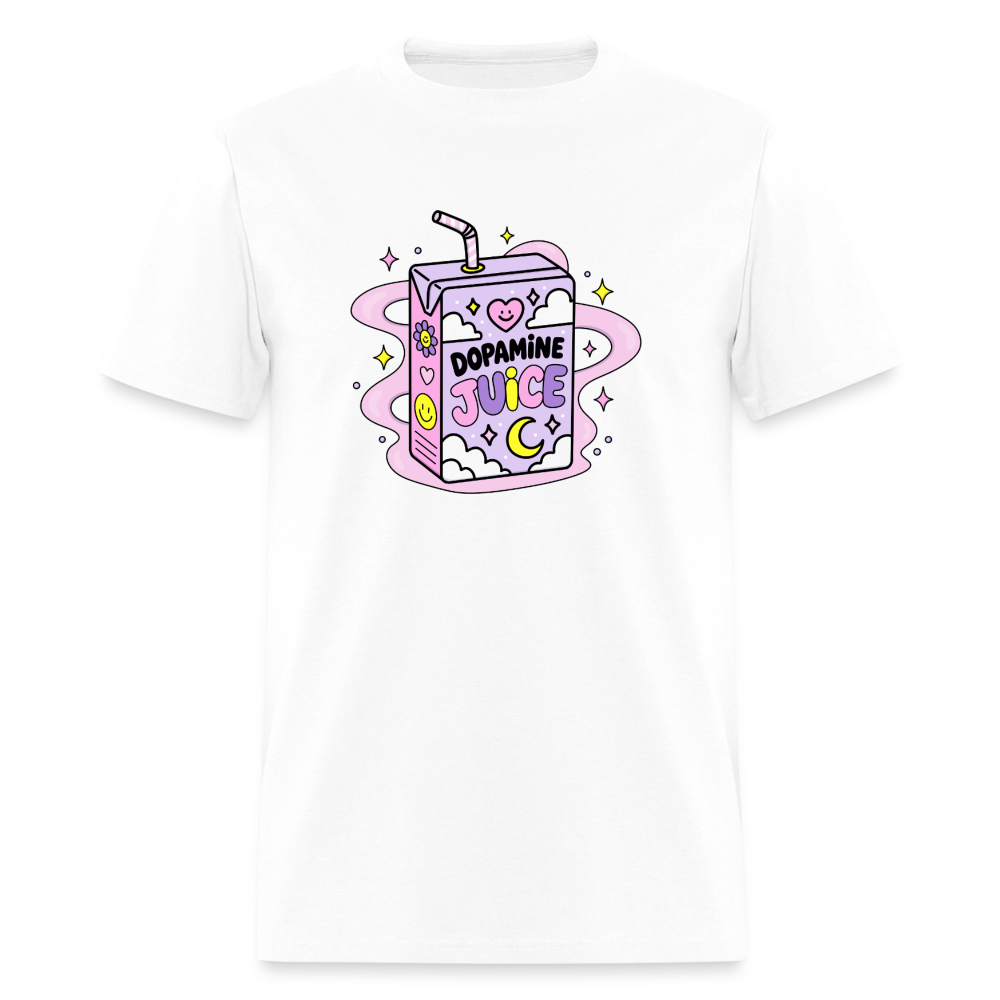 Dopamine Juice Unisex Play Tee - white