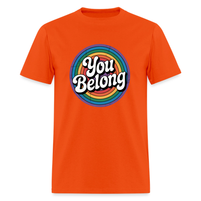 You Belong Pride Unisex Play Tee (Colors) - orange