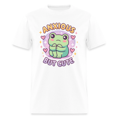 Anxious But Cute Unisex Play Tee - white