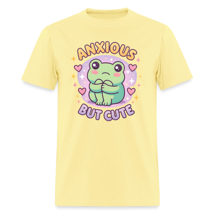 Anxious But Cute Unisex Play Tee - cornsilk