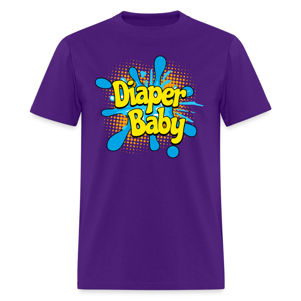 Diaper Baby Unisex Play Tee (Colors) - purple