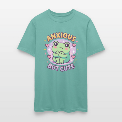Anxious But Cute Unisex Play Tee - aquatic
