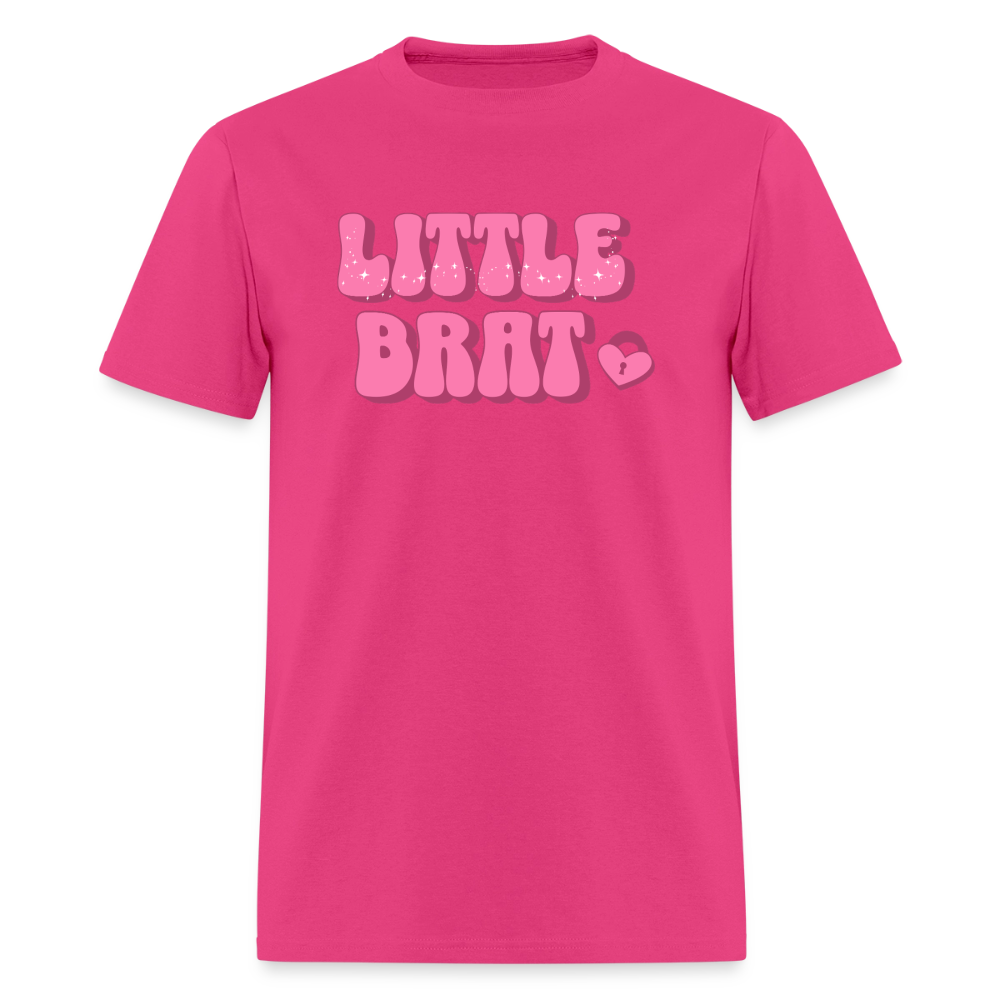 Little Brat Unisex Play Tee - fuchsia