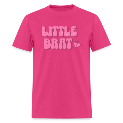 Little Brat Unisex Play Tee - fuchsia