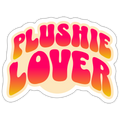 Plushie Lover Vinyl Sticker - white matte