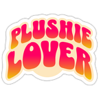 Plushie Lover Vinyl Sticker - white matte