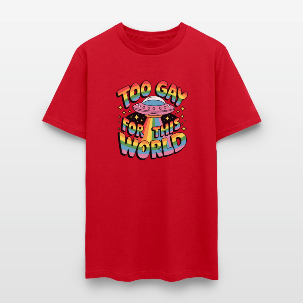 Too Gay Unisex Play Tee (Colors) - red