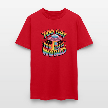Too Gay Unisex Play Tee (Colors) - red