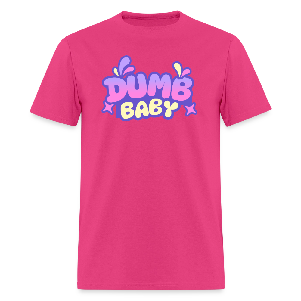 Dumb Baby Unisex Play Tee (Colors) - fuchsia