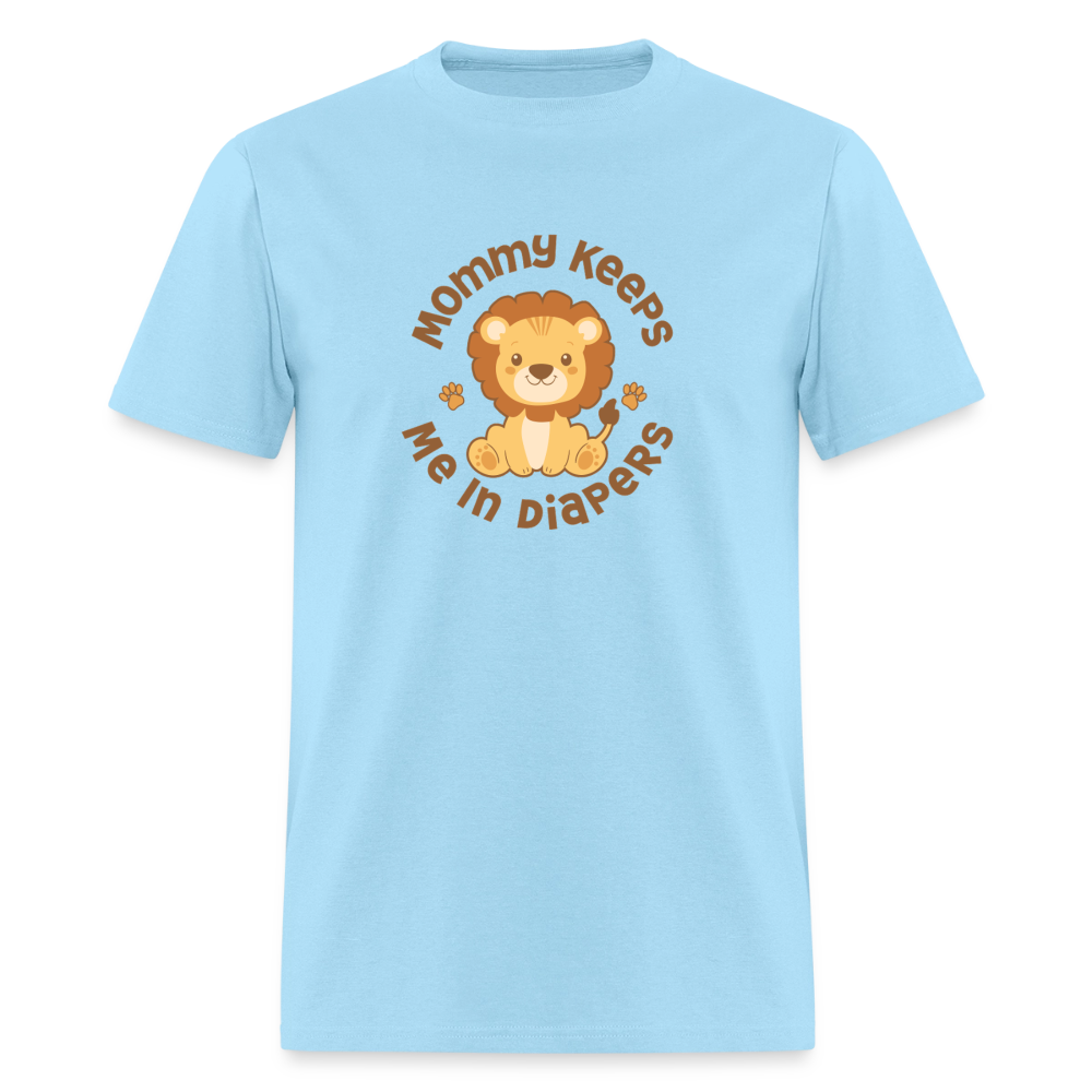 Mommy Diapers Unisex Play Tee (Colors) - powder blue