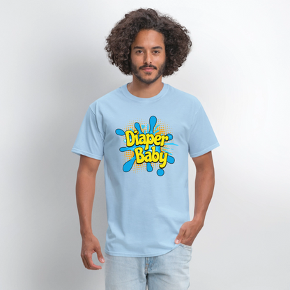 Diaper Baby Unisex Play Tee (Colors) - powder blue