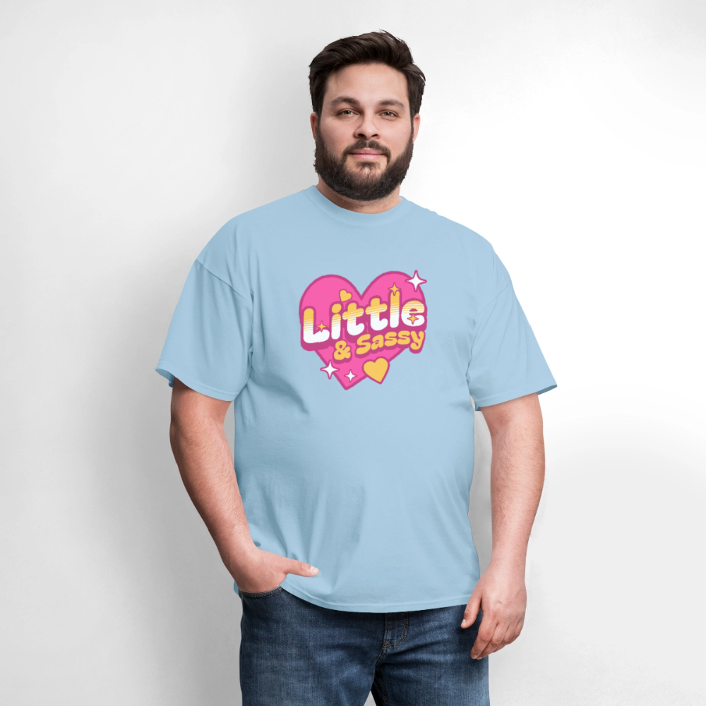 Little & Sassy Unisex Play Tee (Colors) - powder blue