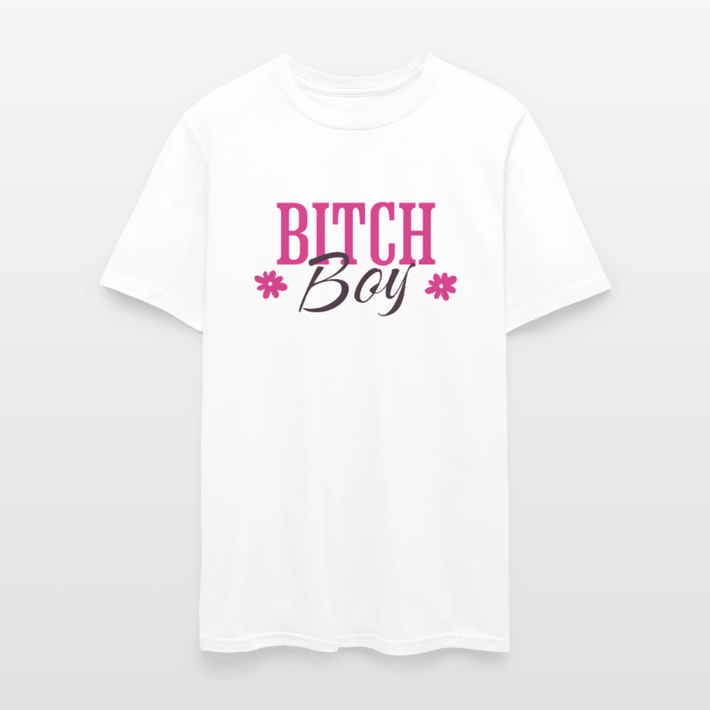 Bitch Boy Unisex Play Tee - white