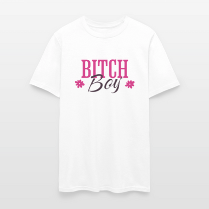 Bitch Boy Unisex Play Tee - white