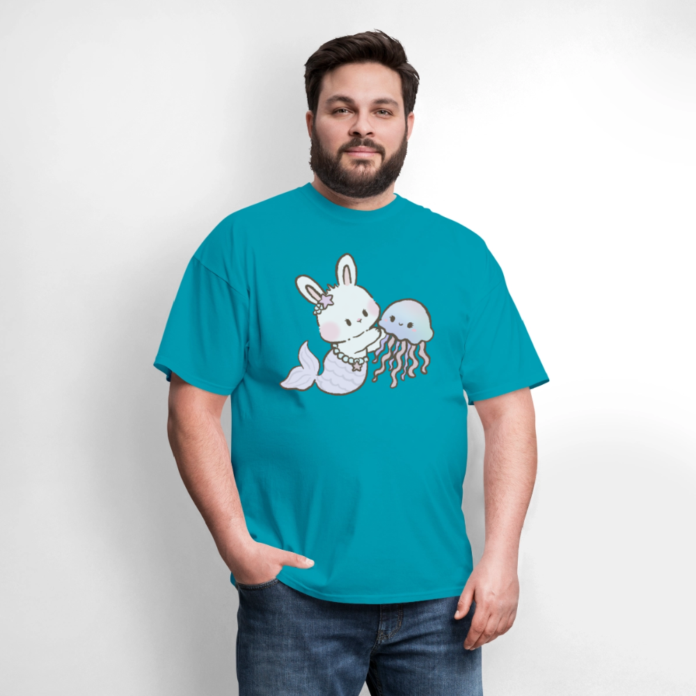 Mermaid BunBun Unisex Play Tee (Colors) - turquoise