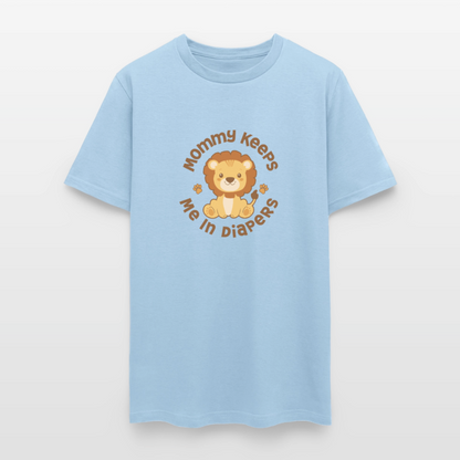 Mommy Diapers Unisex Play Tee (Colors) - powder blue