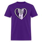 Heartbound Rope Bunny  Unisex Play Tee - purple