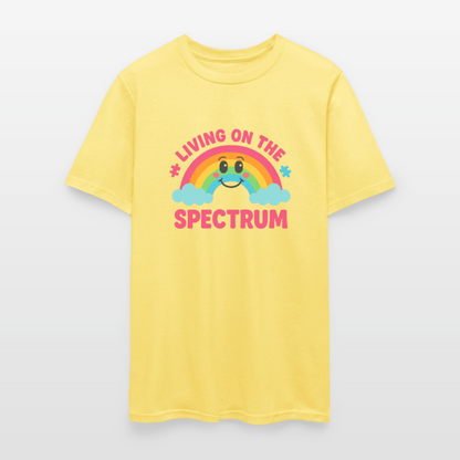 Living On Spectrum Unisex Play Tee - cornsilk
