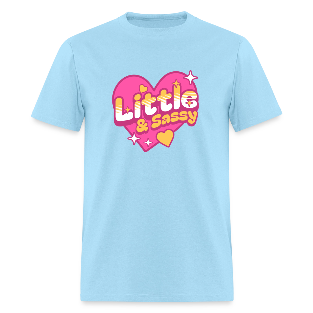 Little & Sassy Unisex Play Tee (Colors) - powder blue