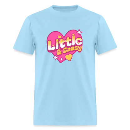 Little & Sassy Unisex Play Tee (Colors) - powder blue