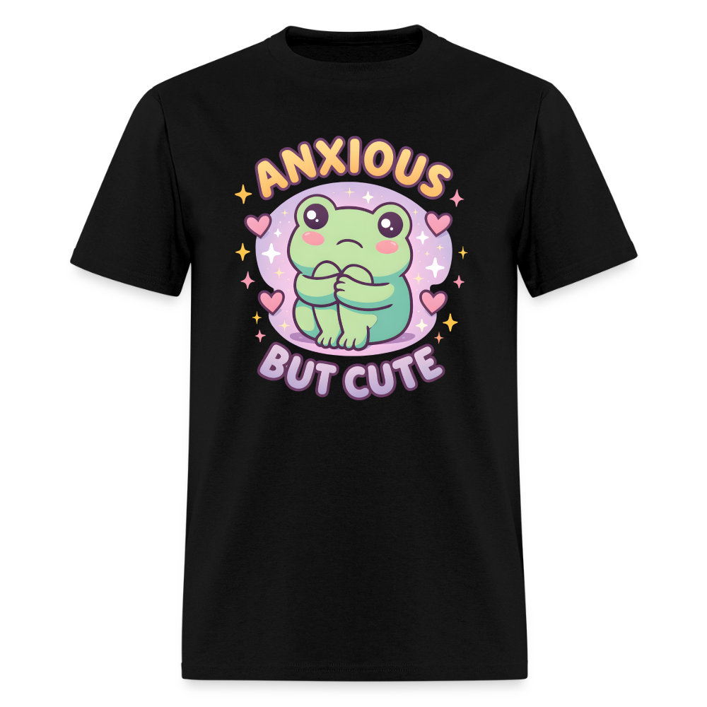 Anxious But Cute Unisex Play Tee - black