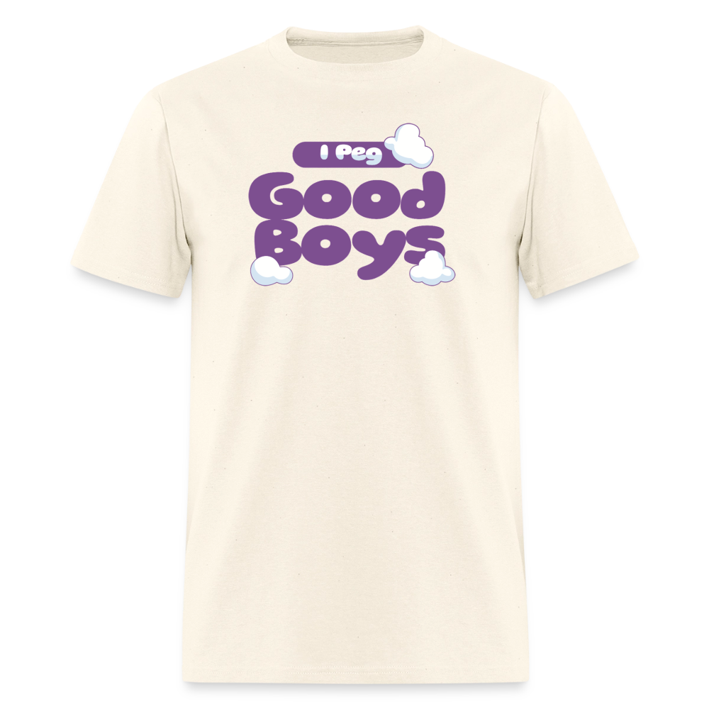 Peg Good Boys Unisex Play Tee  (Colors) - sweet cream heather