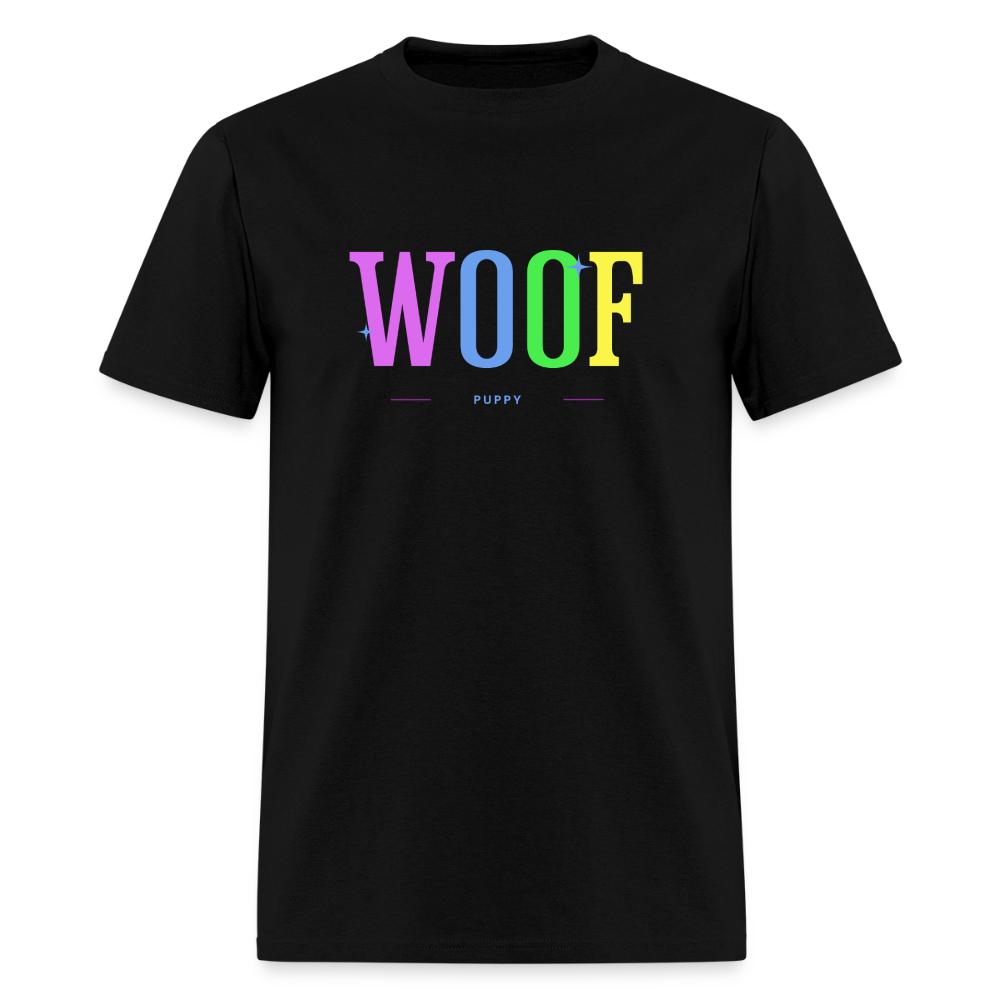 Woof Puppy Play Unisex Play Tee - black