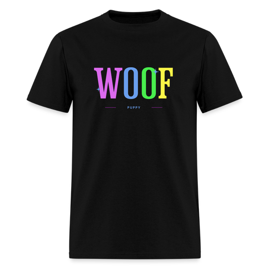 Woof Puppy Play Unisex Play Tee - black