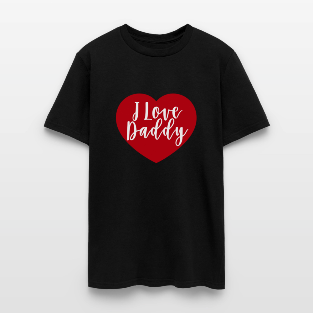 I Love Daddy Unisex Play Tee (Colors) - black