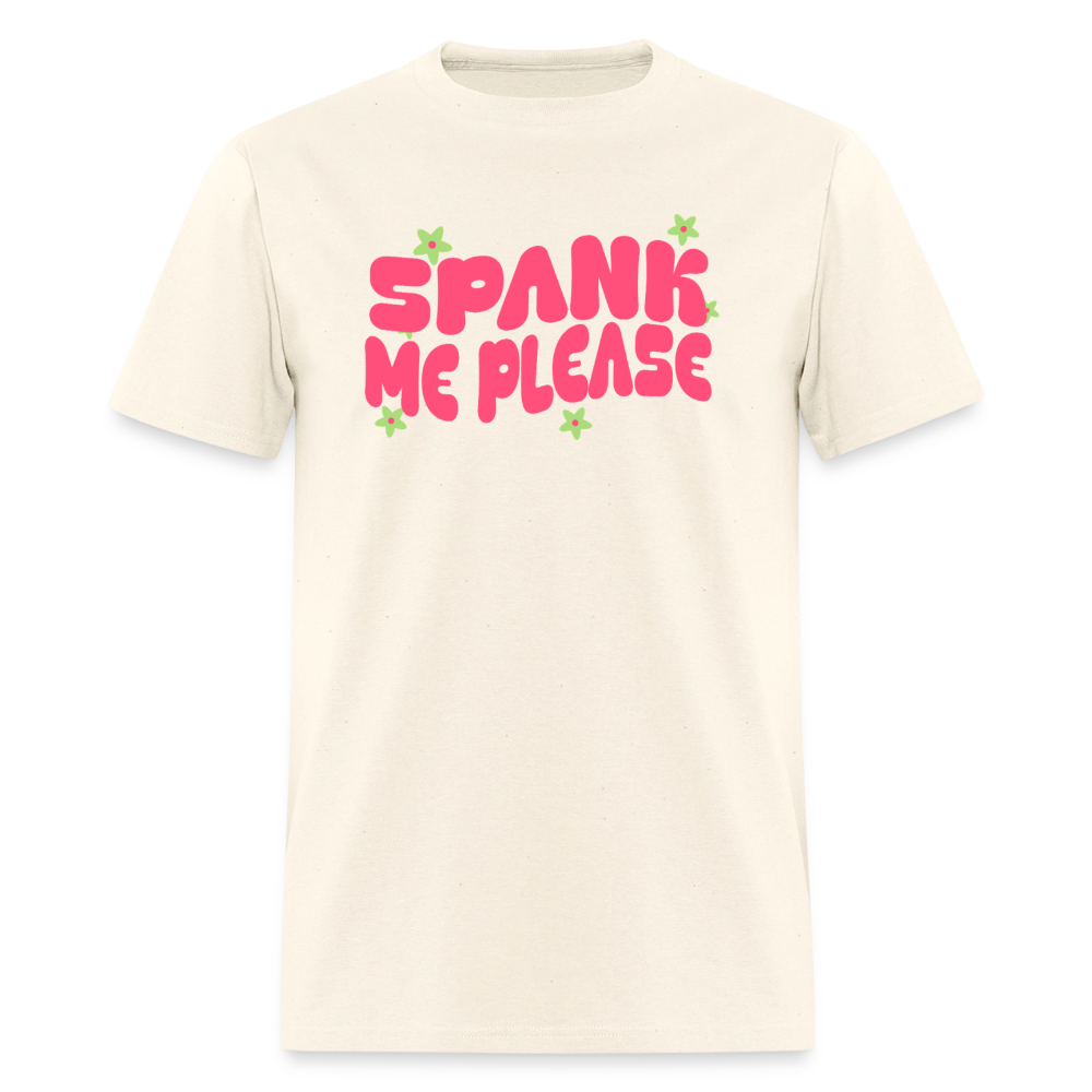 Spank Me Unisex Play Tee (Colors) - sweet cream heather