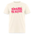 Spank Me Unisex Play Tee (Colors) - sweet cream heather