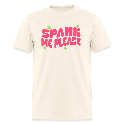 Spank Me Unisex Play Tee (Colors) - sweet cream heather