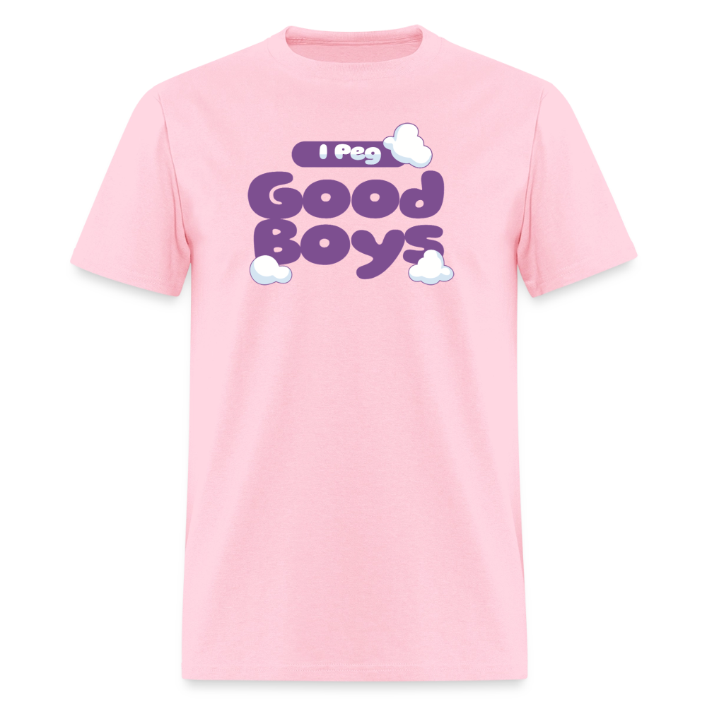 Peg Good Boys Unisex Play Tee  (Colors) - pink