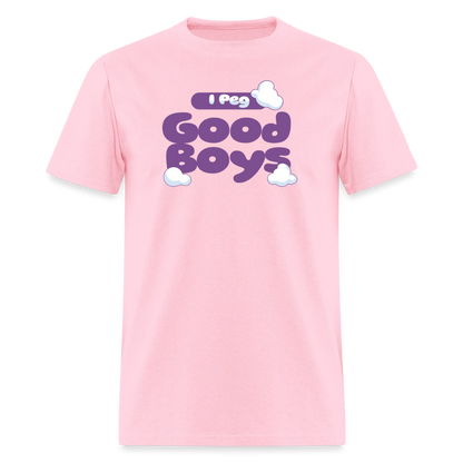 Peg Good Boys Unisex Play Tee  (Colors) - pink