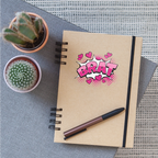 Cute Comic Style Brat Vinyl Sticker - transparent glossy