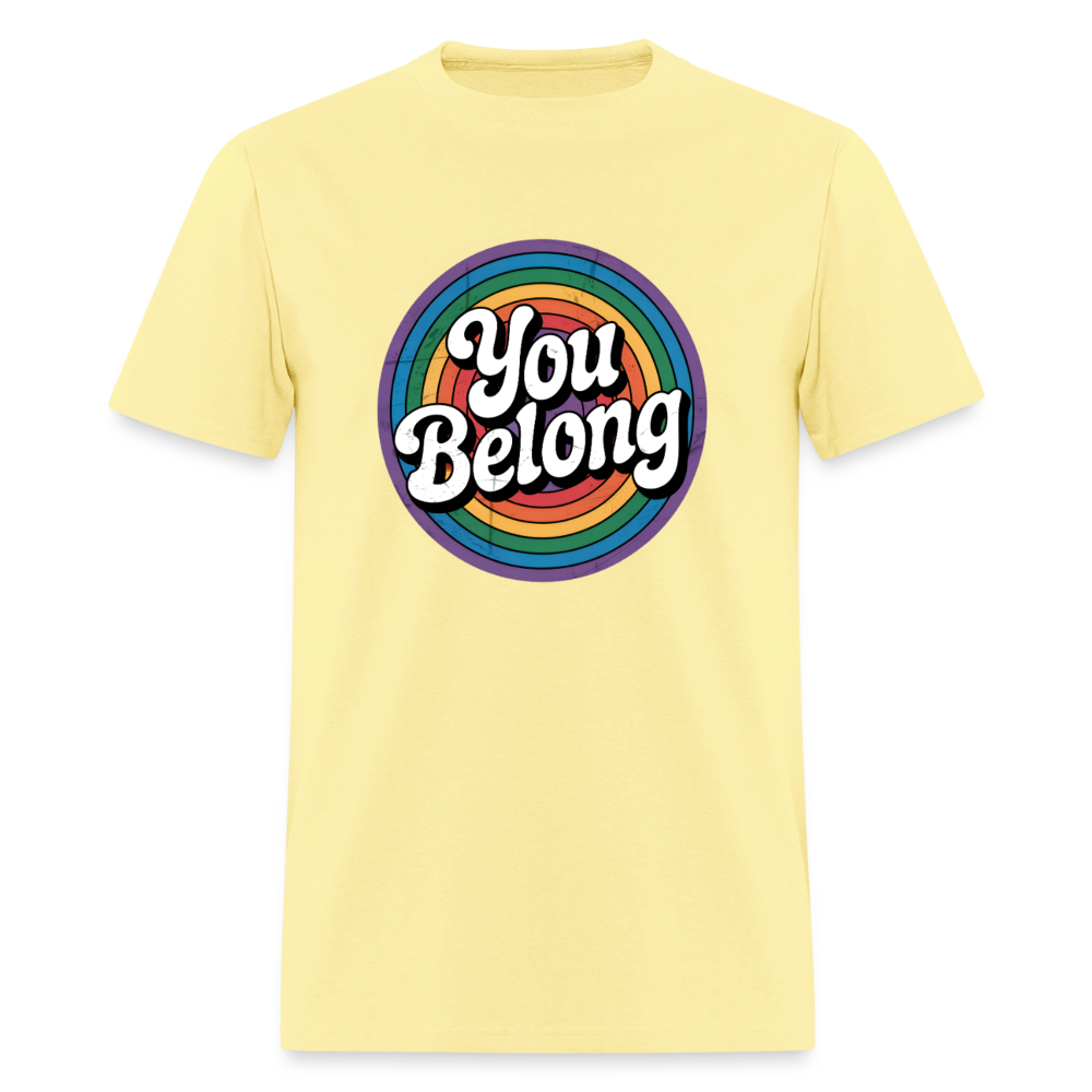 You Belong Pride Unisex Play Tee (Colors) - cornsilk