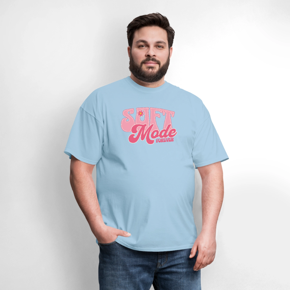 Soft Mode Forever Unisex Play Tee - powder blue