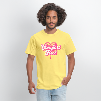 Comfort First Unisex Play Tee - cornsilk
