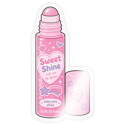 Sweet Shine Gloss Sticker - transparent glossy