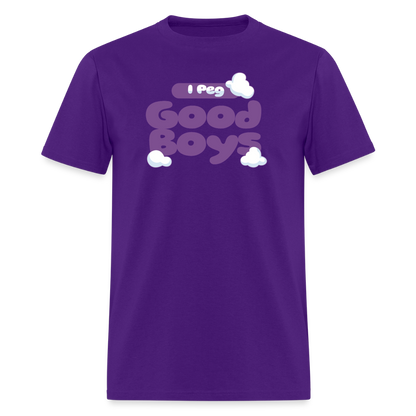 Peg Good Boys Unisex Play Tee  (Colors) - purple